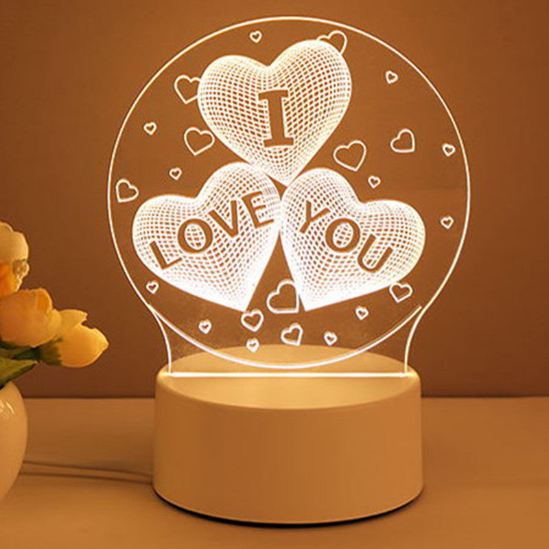 Nachttischlampe I Love You