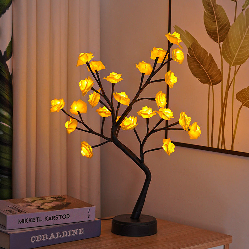 LED Rosenbaum Tischlampe