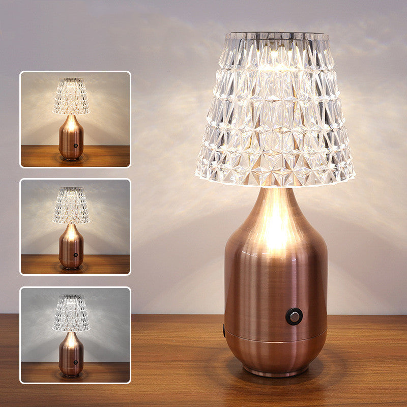 LED aufladbare Retro amerikanische Tischlampe