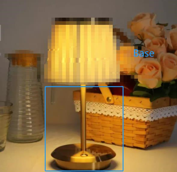 Antike Tischlampe