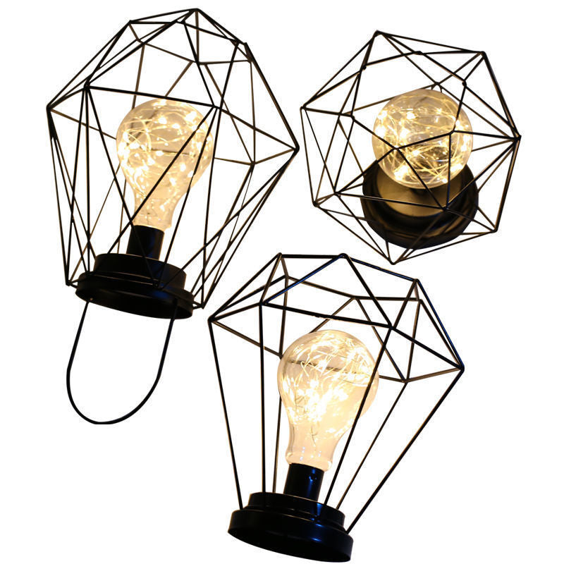 Geometrische Tischlampe
