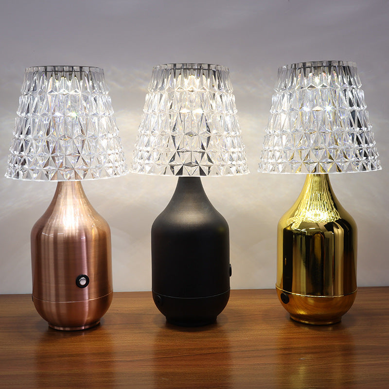 LED aufladbare Retro amerikanische Tischlampe
