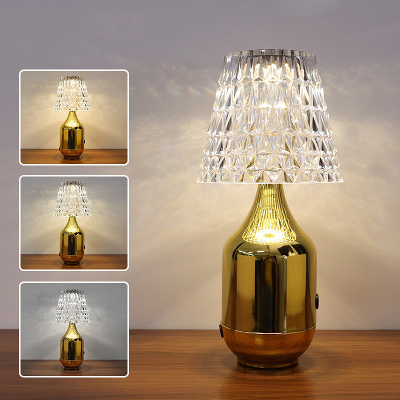 LED aufladbare Retro amerikanische Tischlampe