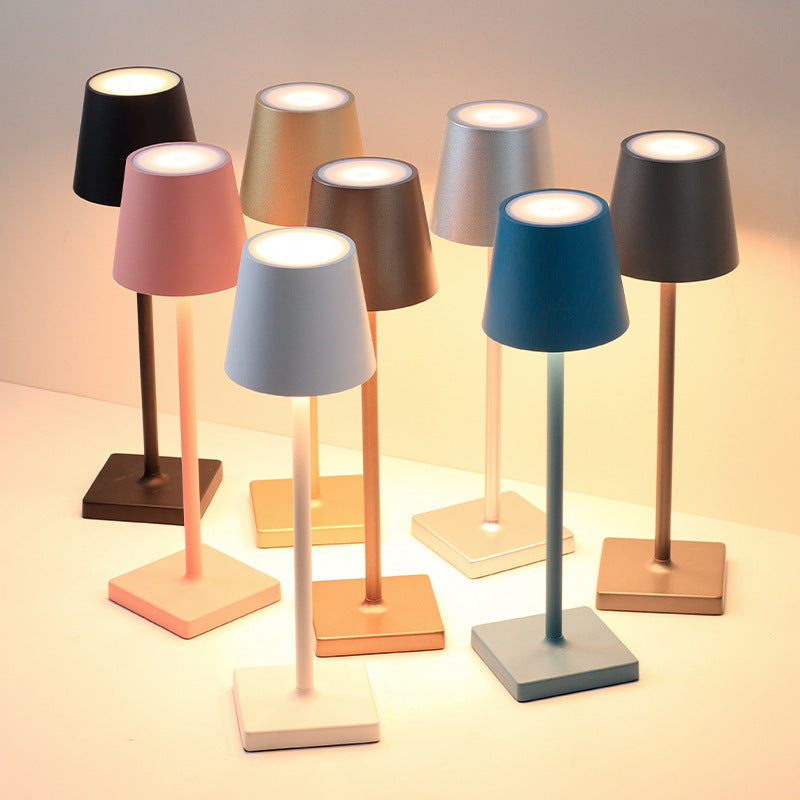 Aluminium LED aufladbare Tischlampe