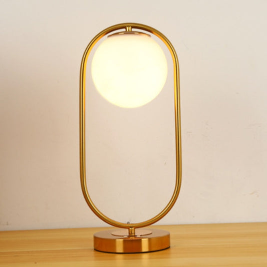 Ovale Tischlampe
