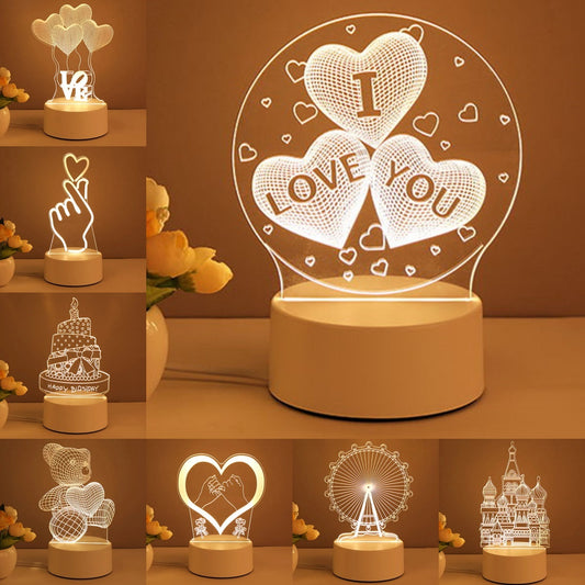 Nachttischlampe I Love You