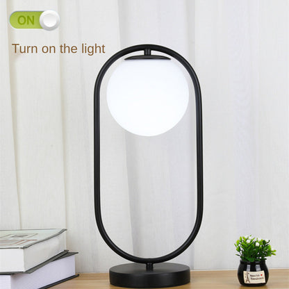 Ovale Tischlampe